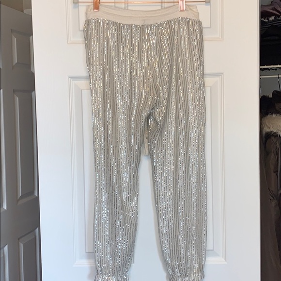 Amuse Society Briar Sequin Joggers / Pants - Picture 15 of 16